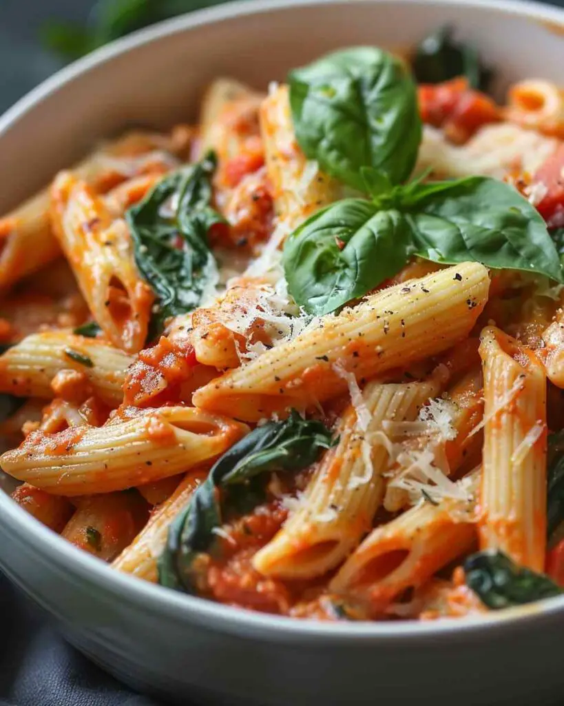One Pot Penne Pasta