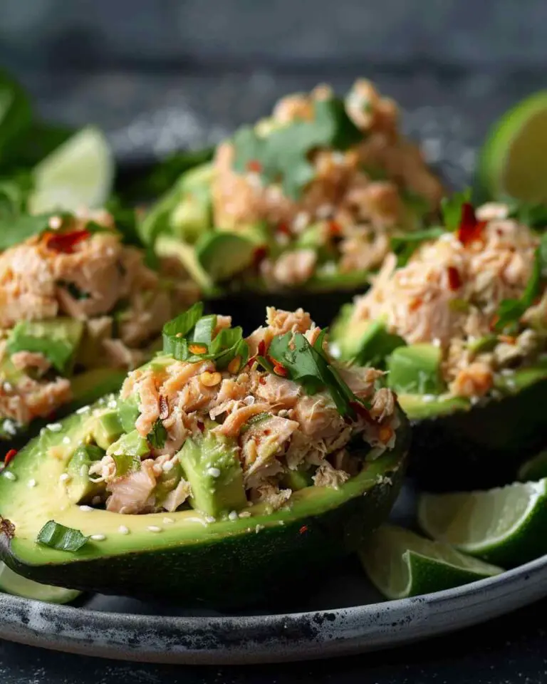 Tuna Stuffed Avocados