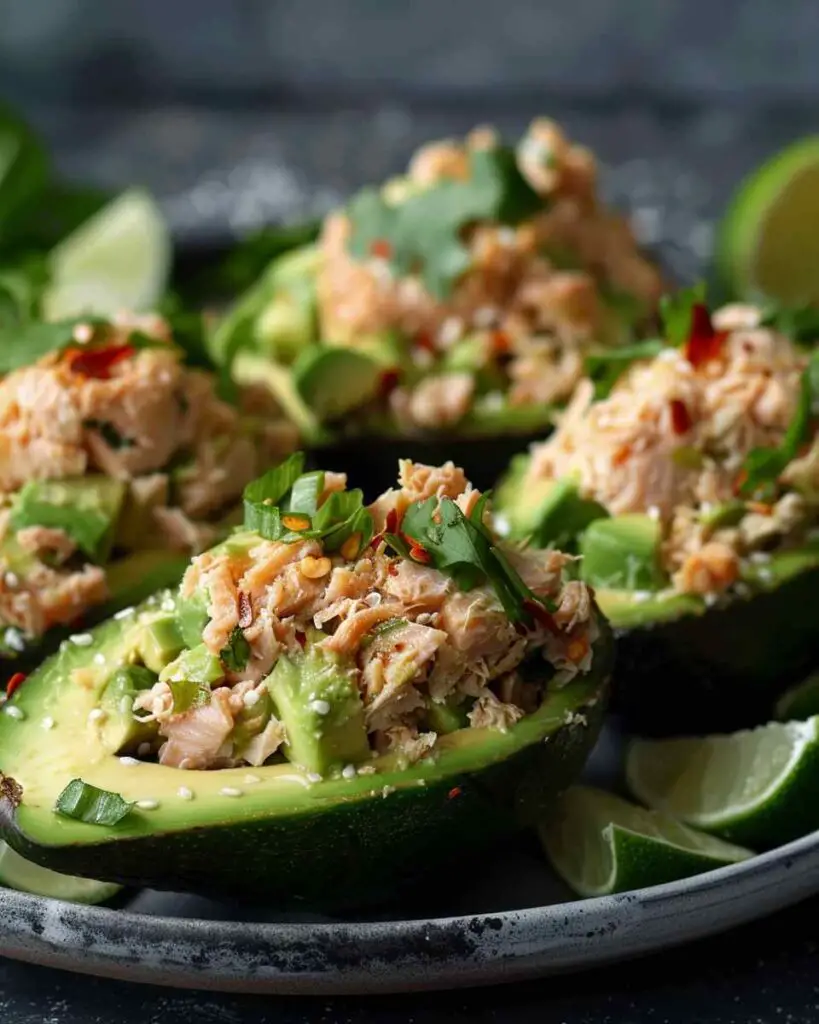 Tuna Stuffed Avocados