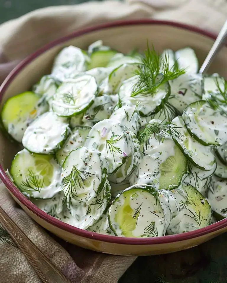 Creamy Cucumber Salad