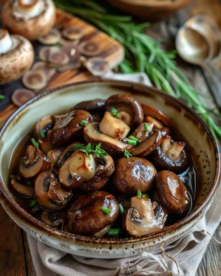 Madeira Mushrooms with Roasted Chestnuts