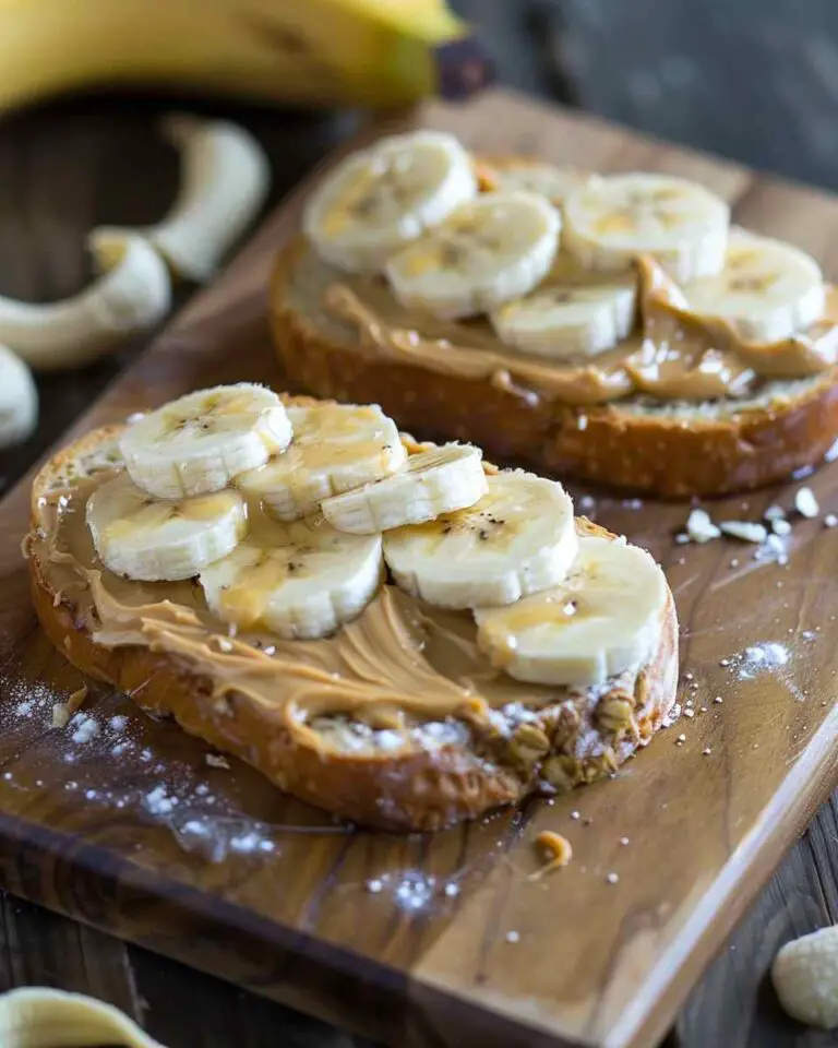 Peanut Butter Banana Toast Deluxe