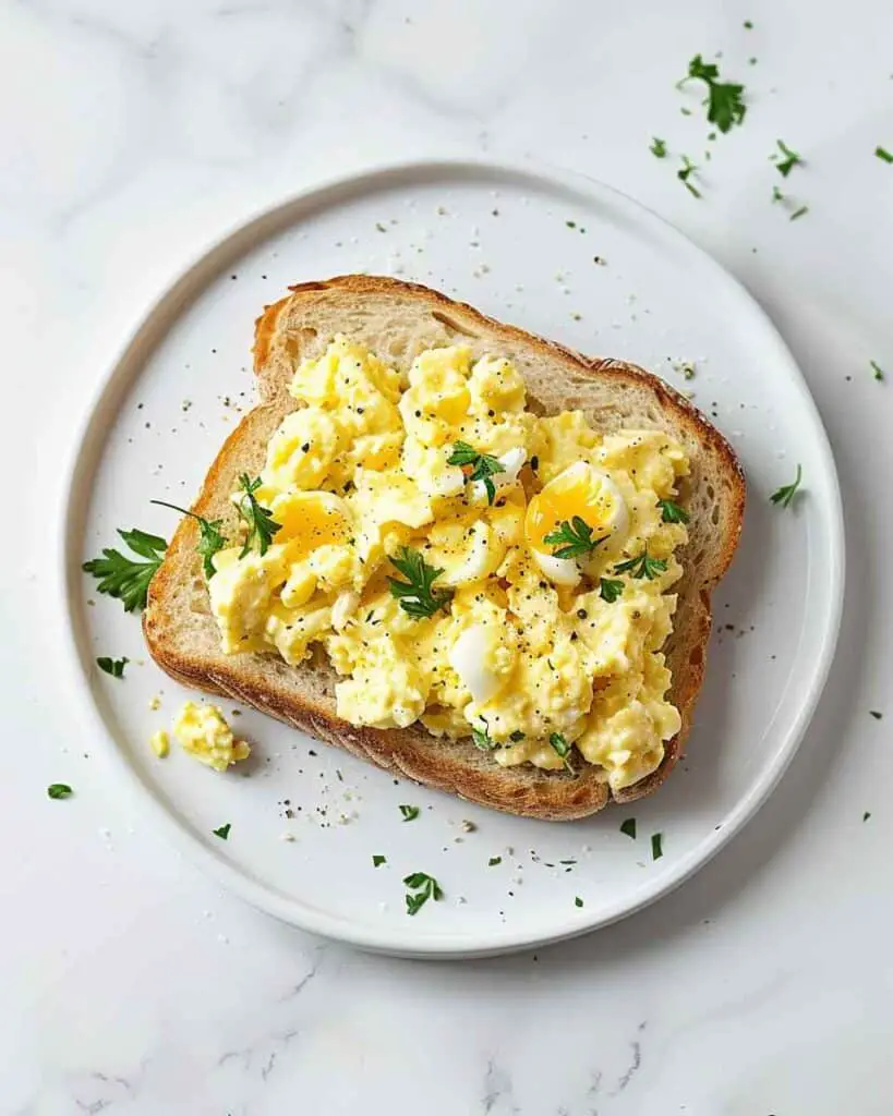Crispy Egg Salad For Breakfast