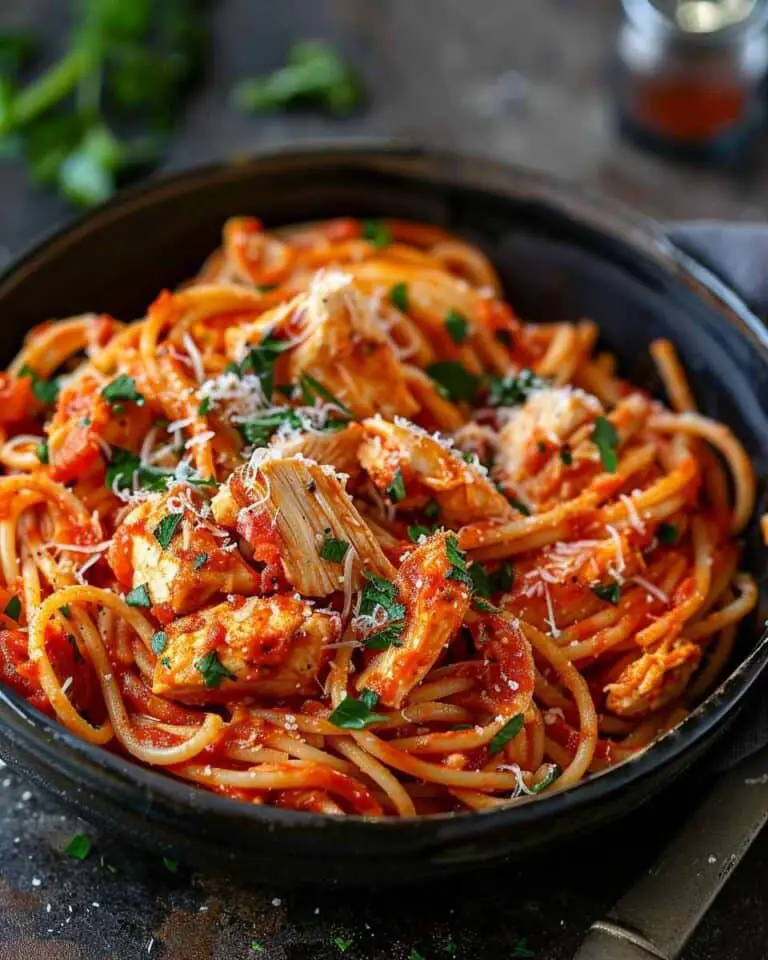 Bold & Creamy Cajun Chicken Spaghetti