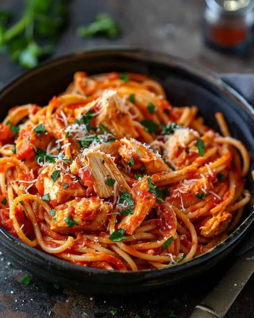 Bold & Creamy Cajun Chicken Spaghetti