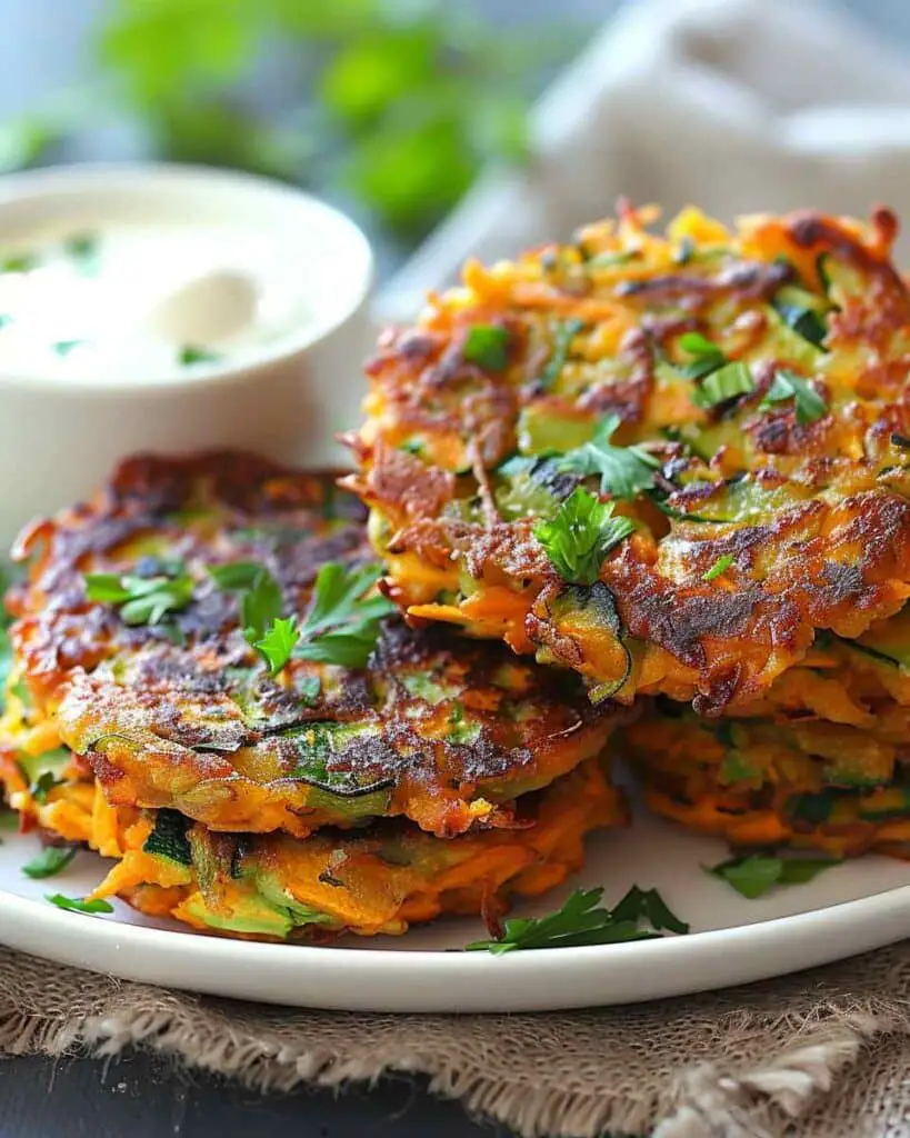 Zucchini & Sweet Potato Fritters