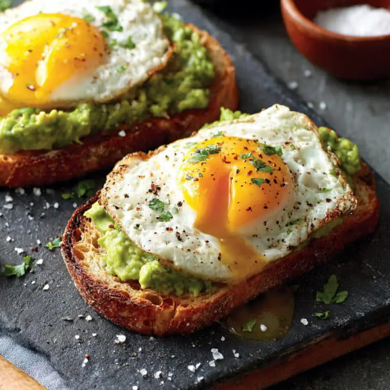Simple Avocado Toast with Egg