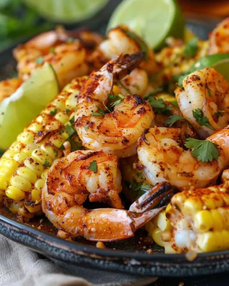 Mexican Street Corn and Shrimp