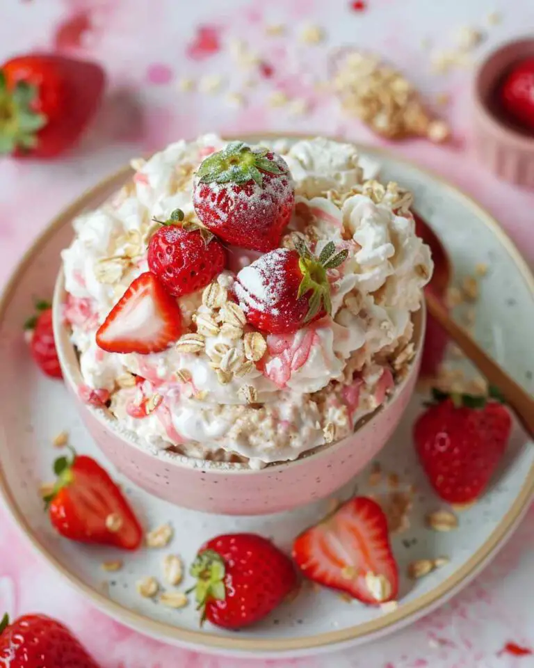 Strawberry Shortcake Overnight Oats
