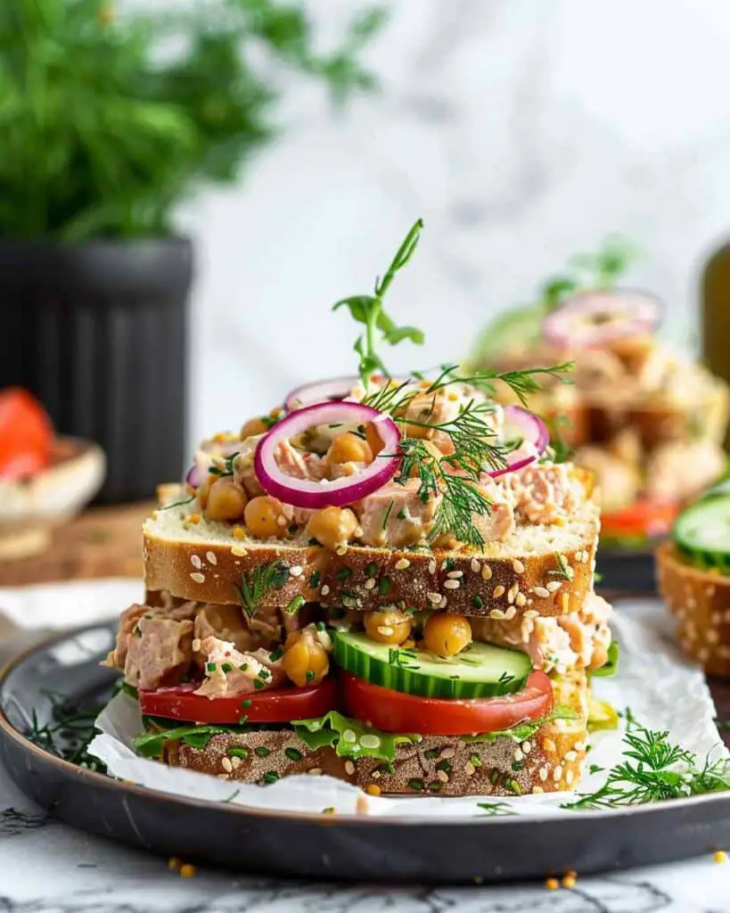 Vegan Chickpea Tuna Salad