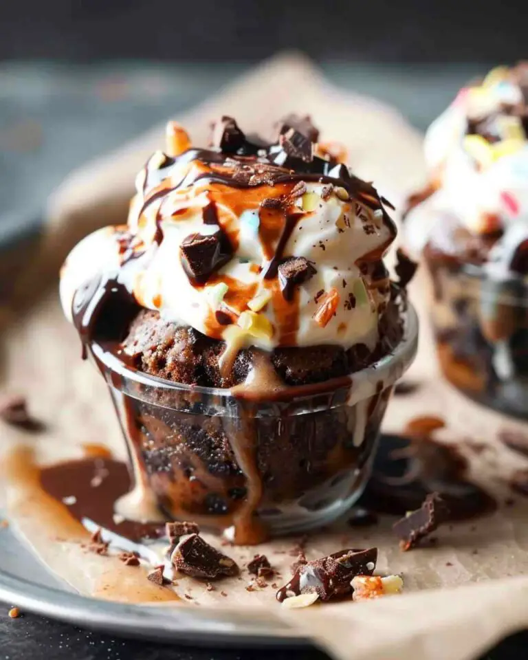 Brownie Sundae Cups