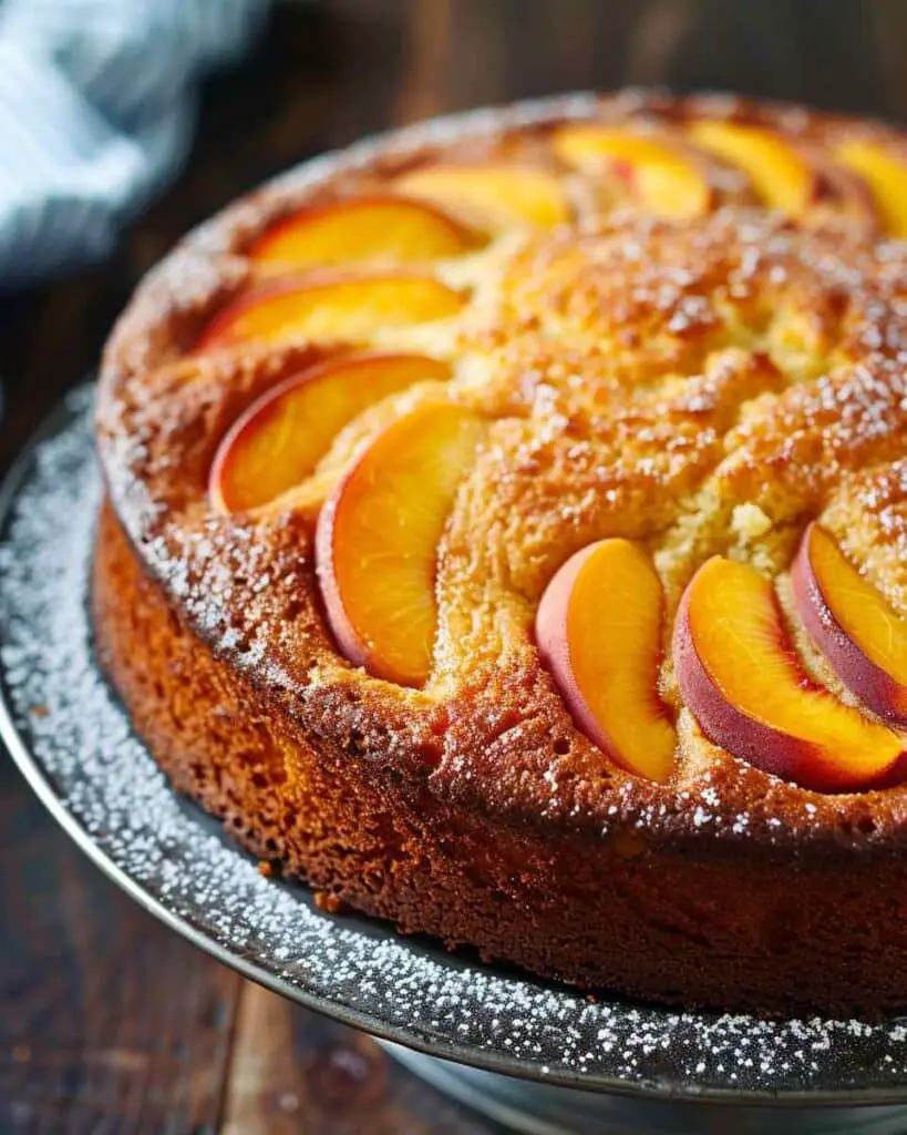 Fresh Peach Cake