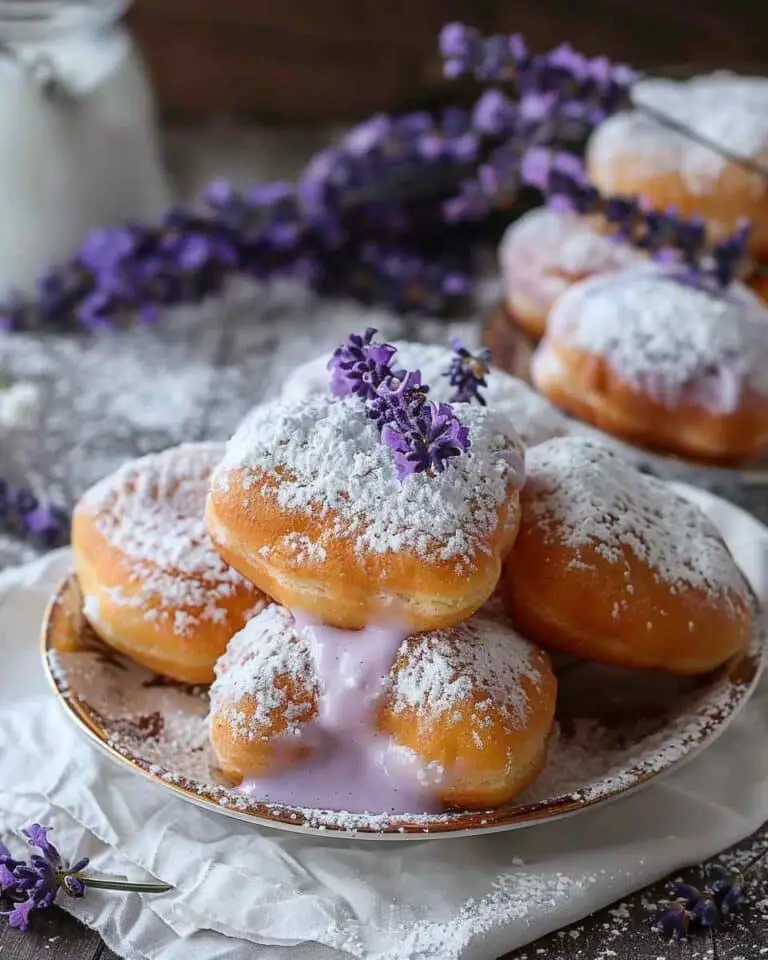 Delicious Lavender Vanilla Bean French Beignets