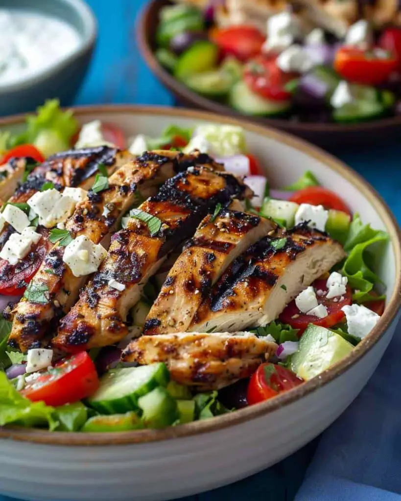 Greek Grilled Chicken Salad