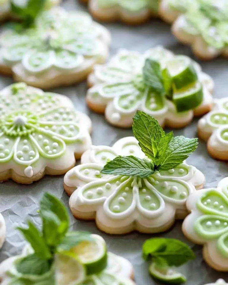 Juicy Mojito Sugar Cookies