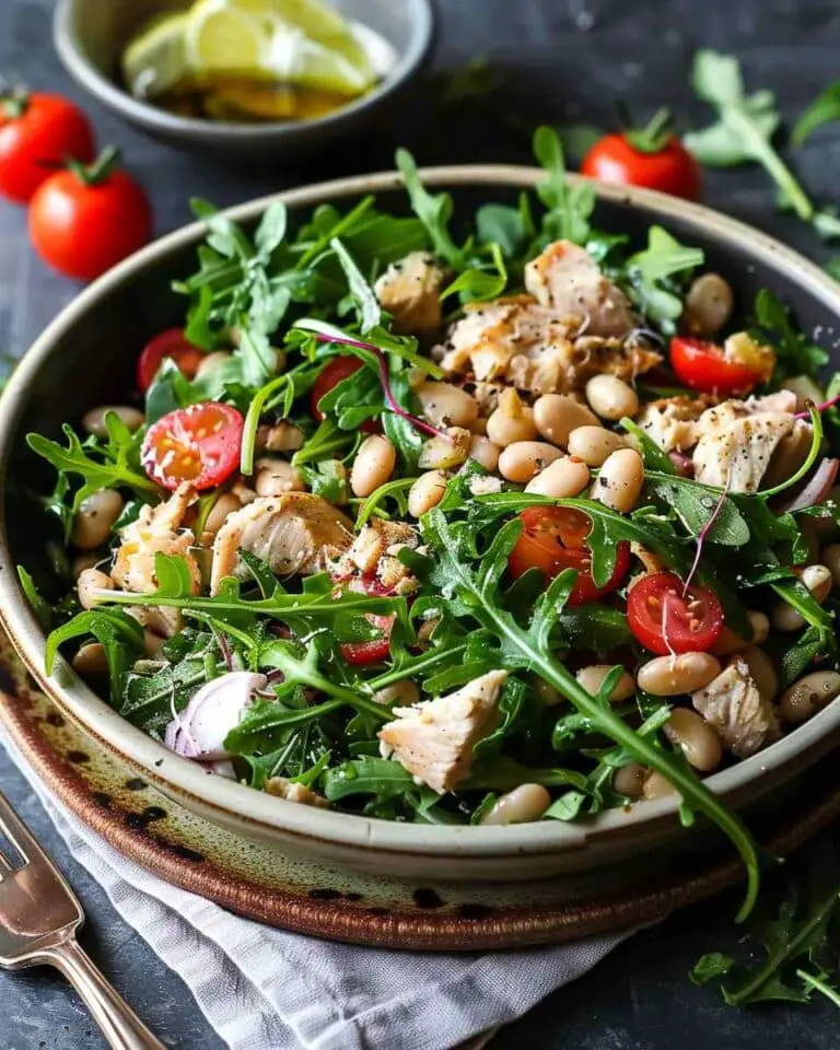 Tuscan Tuna Salad with Arugula & White Beans