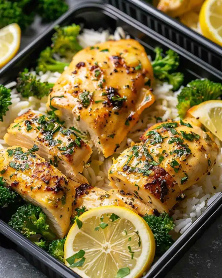 Lemon Garlic Chicken Meal Prep