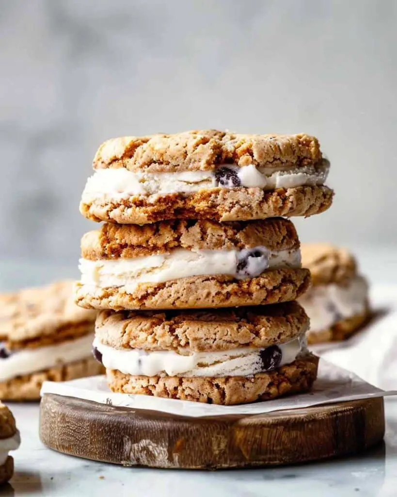 Cookie Ice Cream Sandwiches