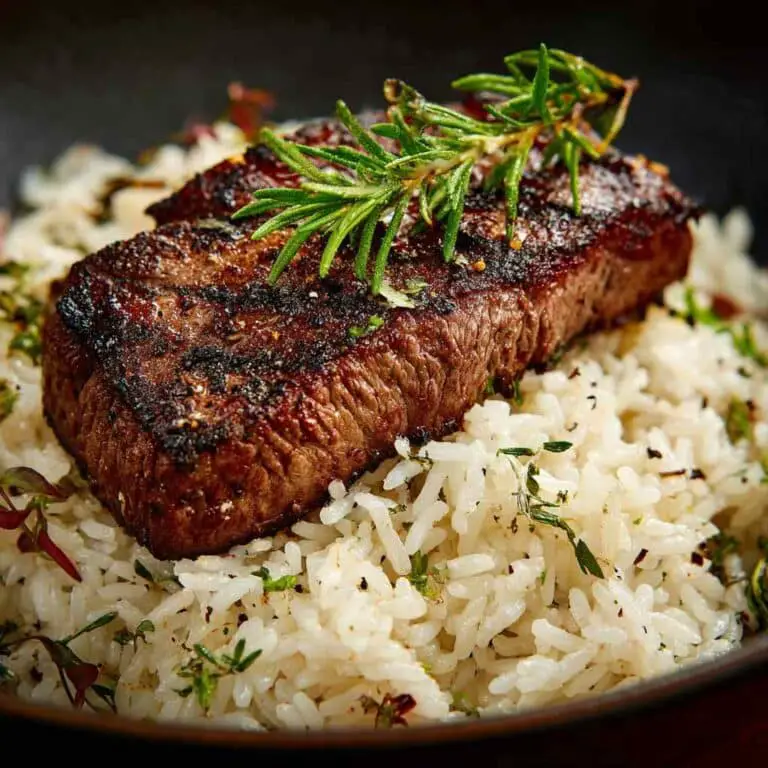 Steak Garlic Rice