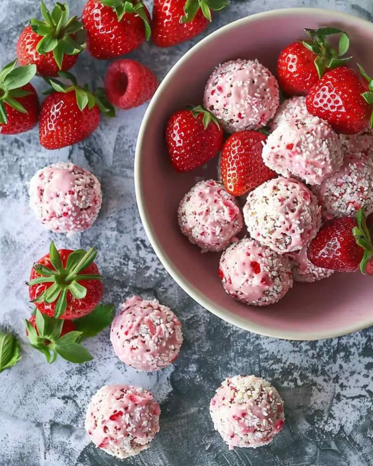 Strawberry Cheesecake Energy Bites