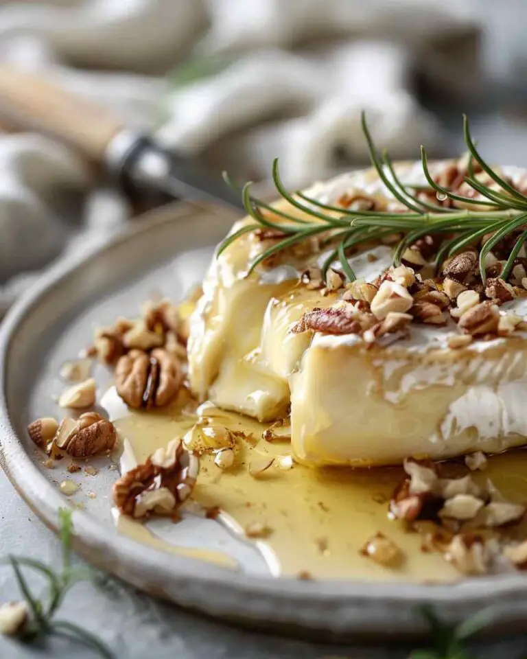 Baked Brie With Honey And Nuts