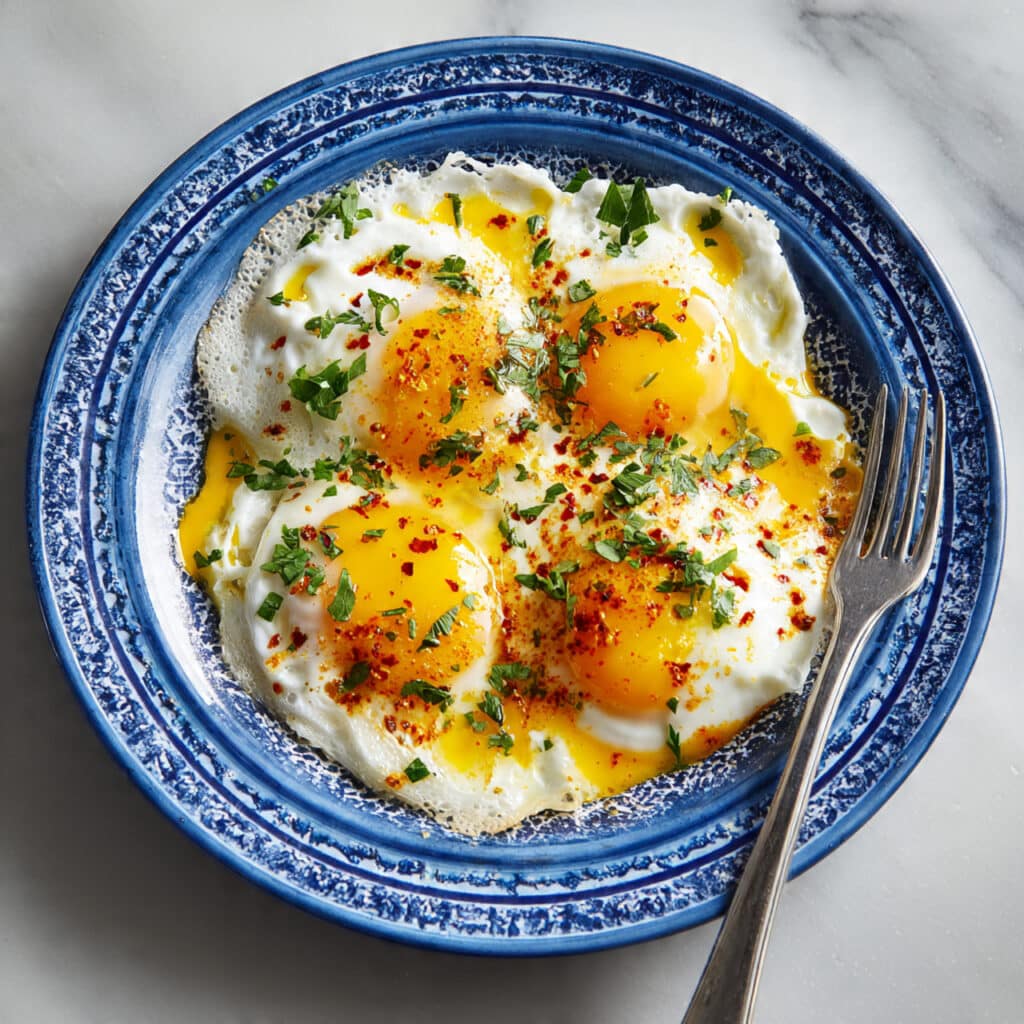 Turkish Poached Eggs