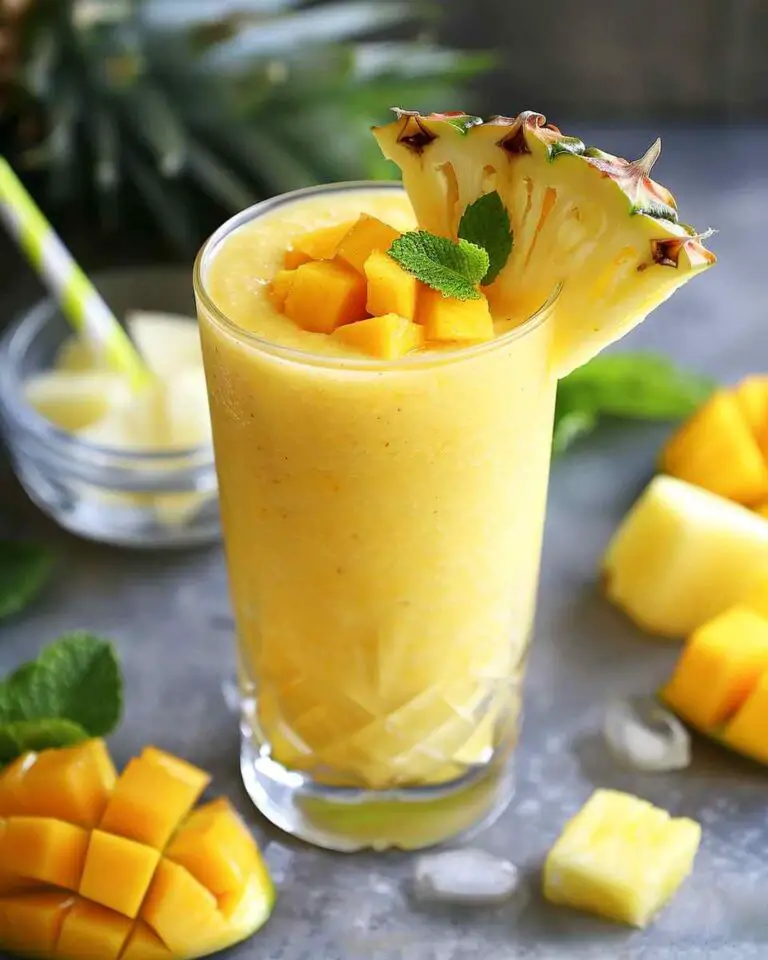 Tropical Mango Pineapple Smoothie Recipe