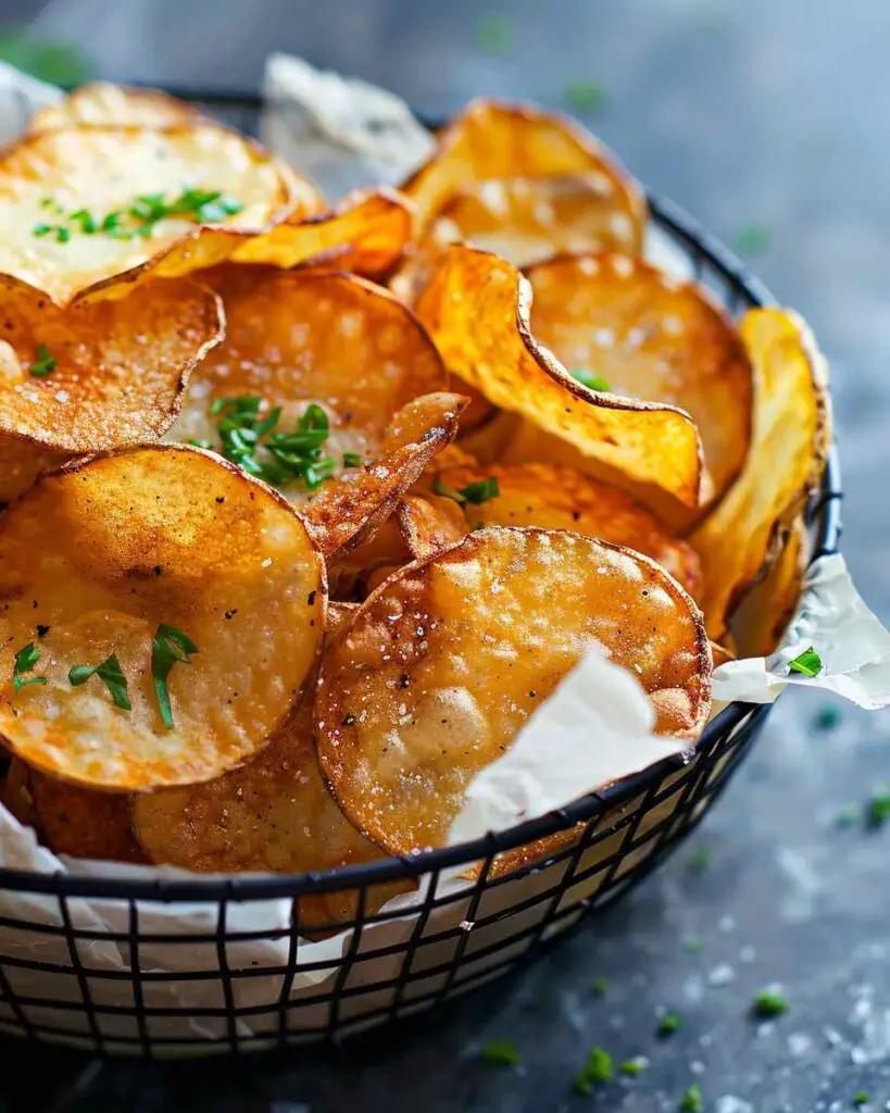 Air Fryer Potato Chips