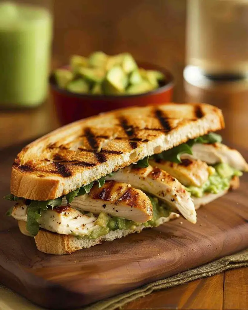 Chicken and Avocado Panini