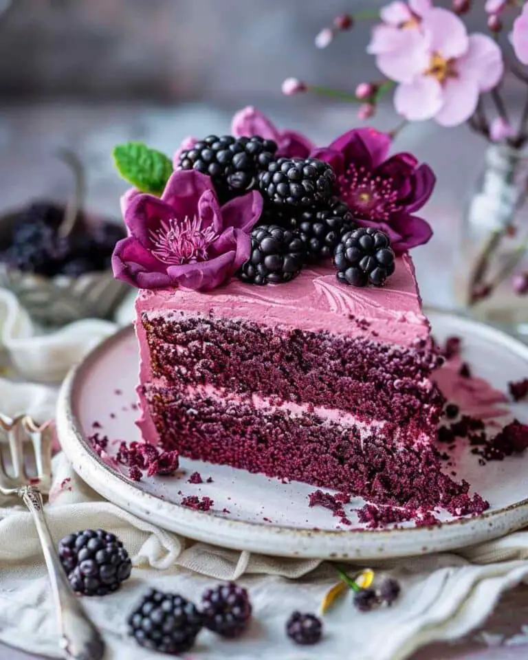 Blackberry Velvet Gothic Cake
