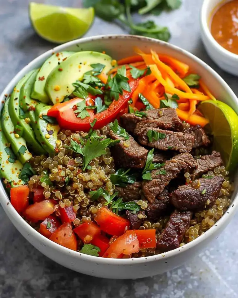 Beef Quinoa Power Bowl