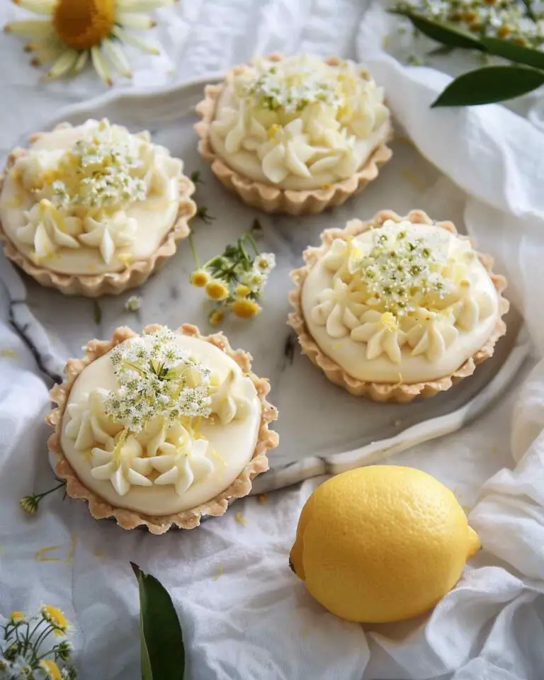 Elderflower Lemon Tartlets