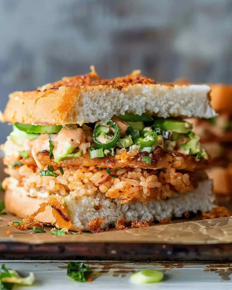 Crispy Rice Spicy Tuna Sandwich