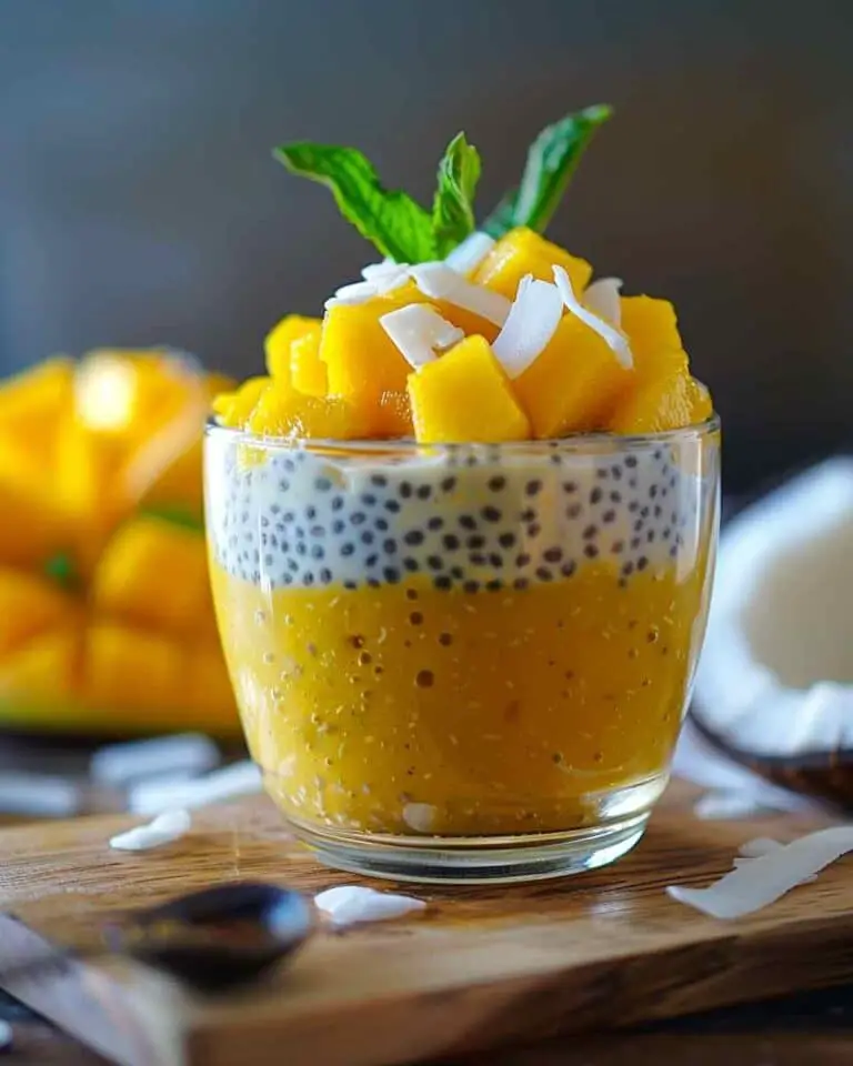 Mango Coconut Chia Pudding