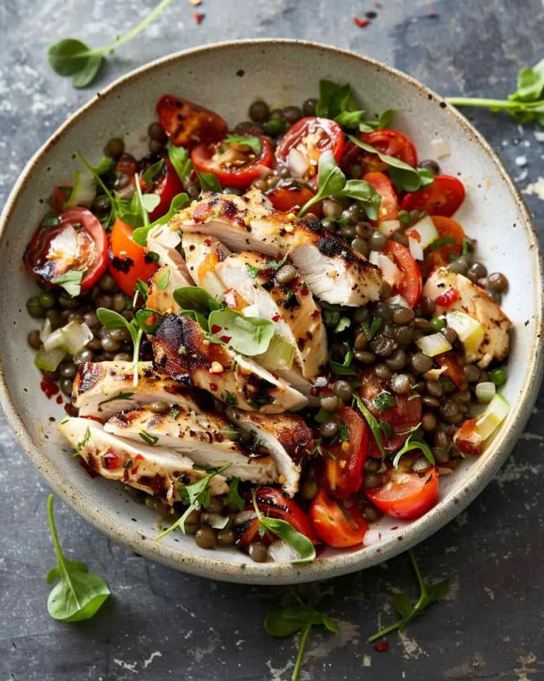 Chicken Lentil Salad
