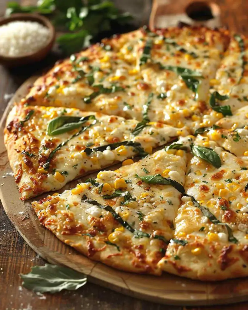 Sweet Corn Pizza