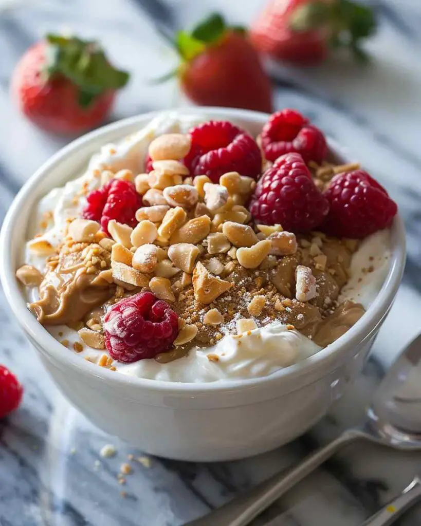 Greek Yogurt Peanut Butter Bowl