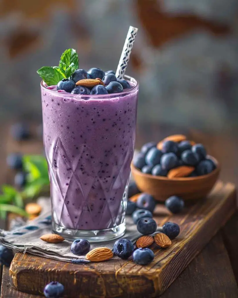 Blueberry Almond Smoothie