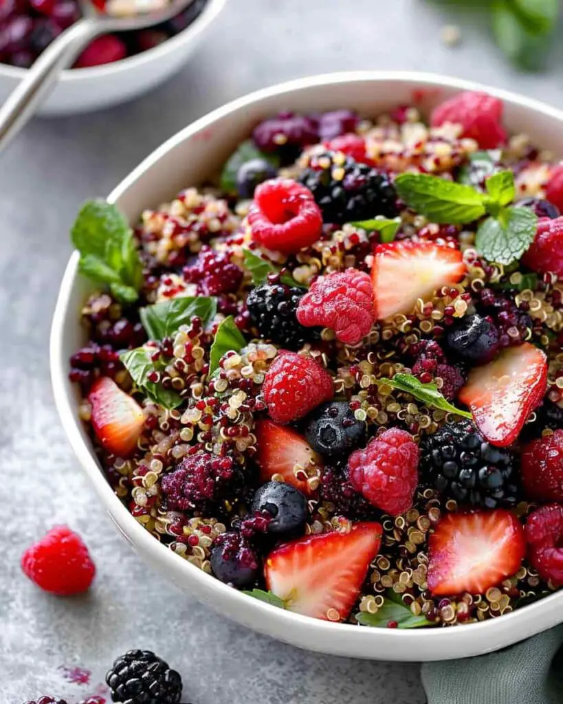 Fresh Berry Quinoa Salad