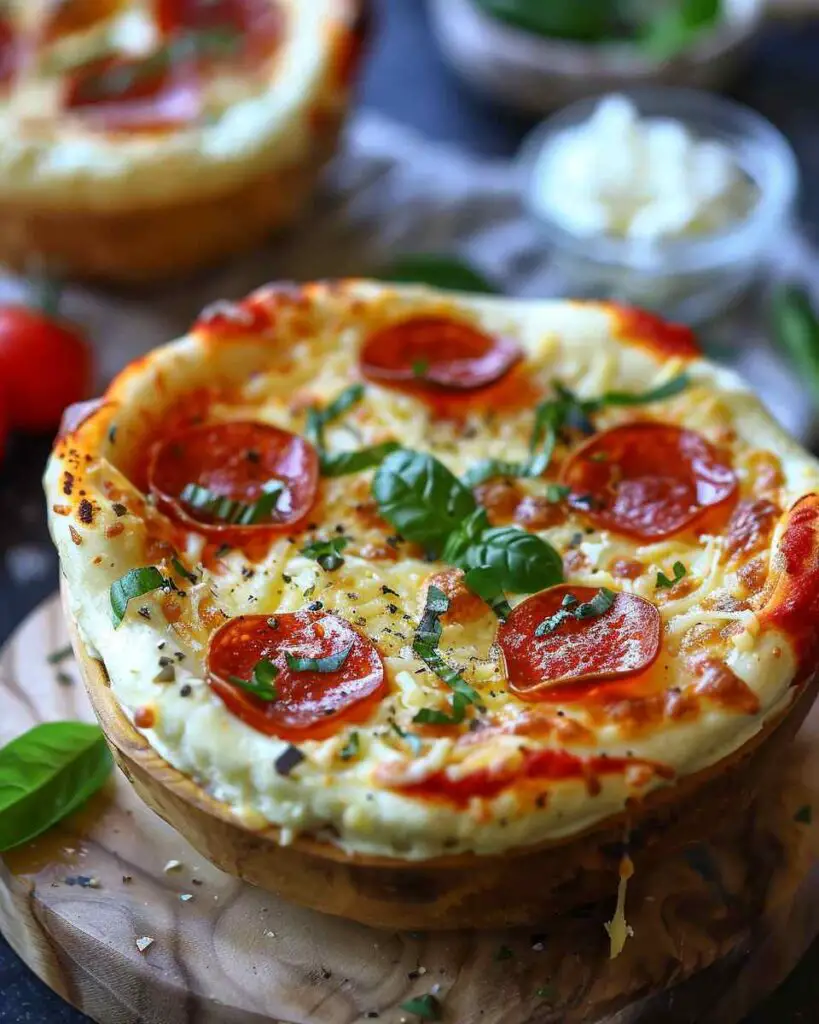 Cottage Cheese Pizza Bowl