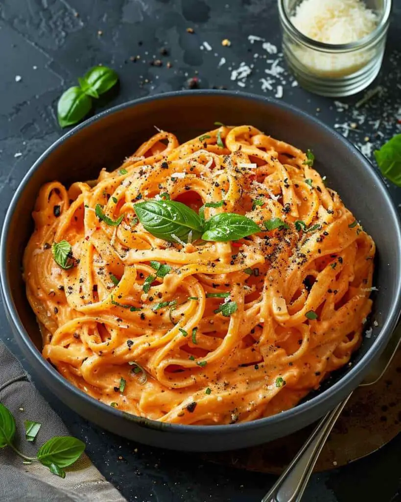 Roasted Red Pepper Alfredo