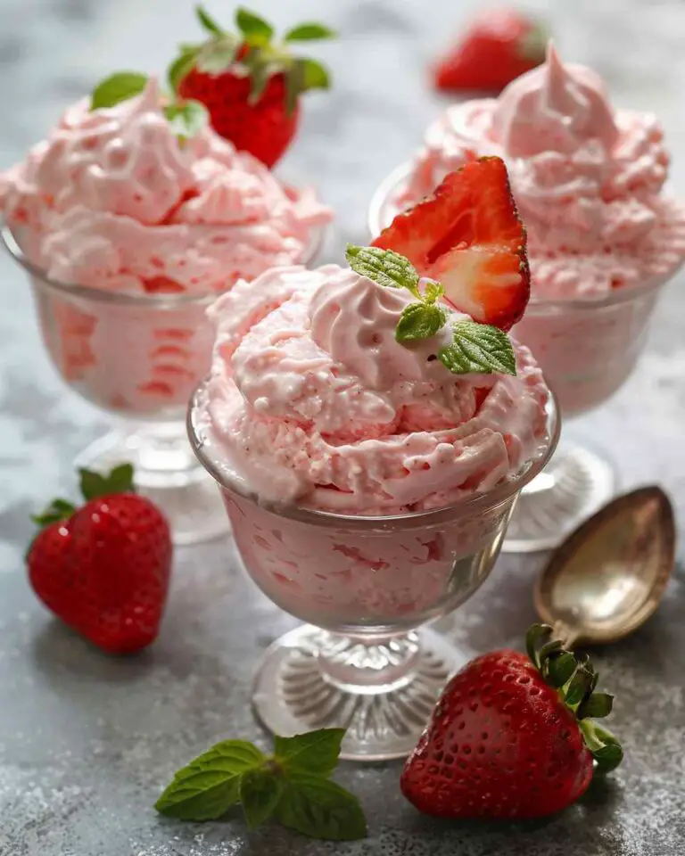 Easy Fresh Strawberry Mousse