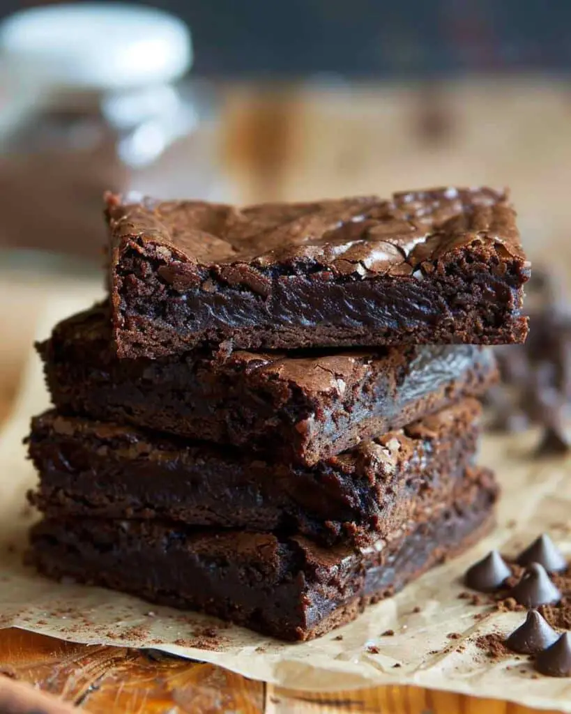 Seriously Fudgy Homemade Brownies