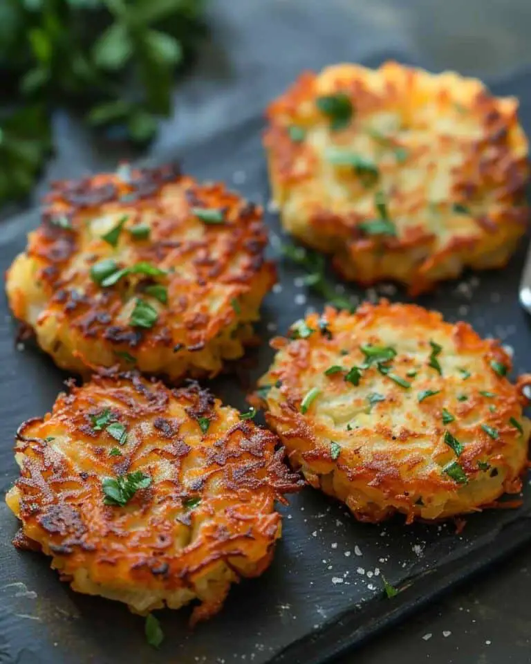 Crispy Cheesy Hash Brown Patties