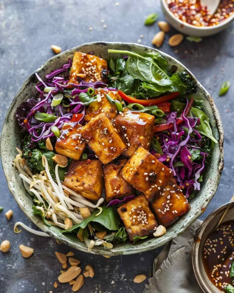 Bali Bowls with Peanut Tofu