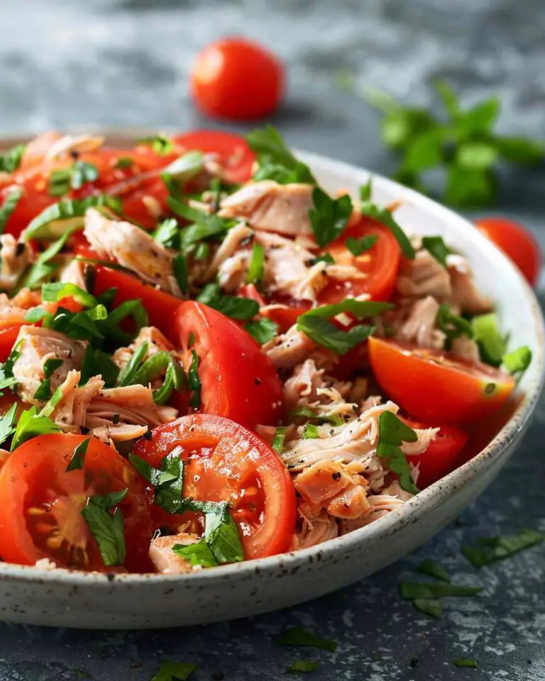 15-Minute Canned Tuna & Tomato Salad