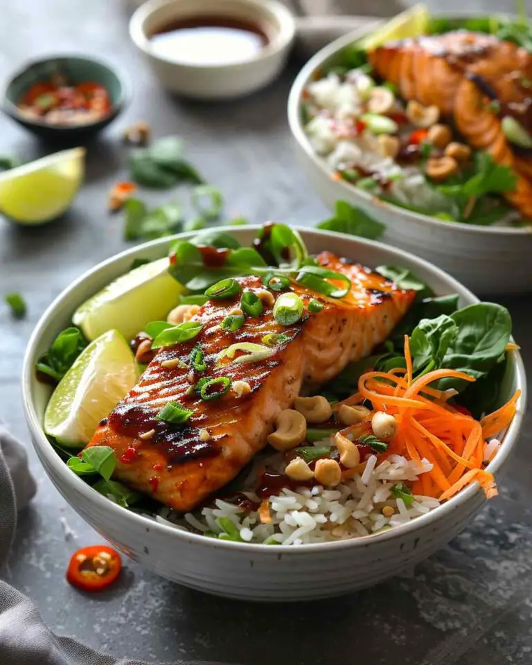 Thai Sweet Chili Salmon Bowls