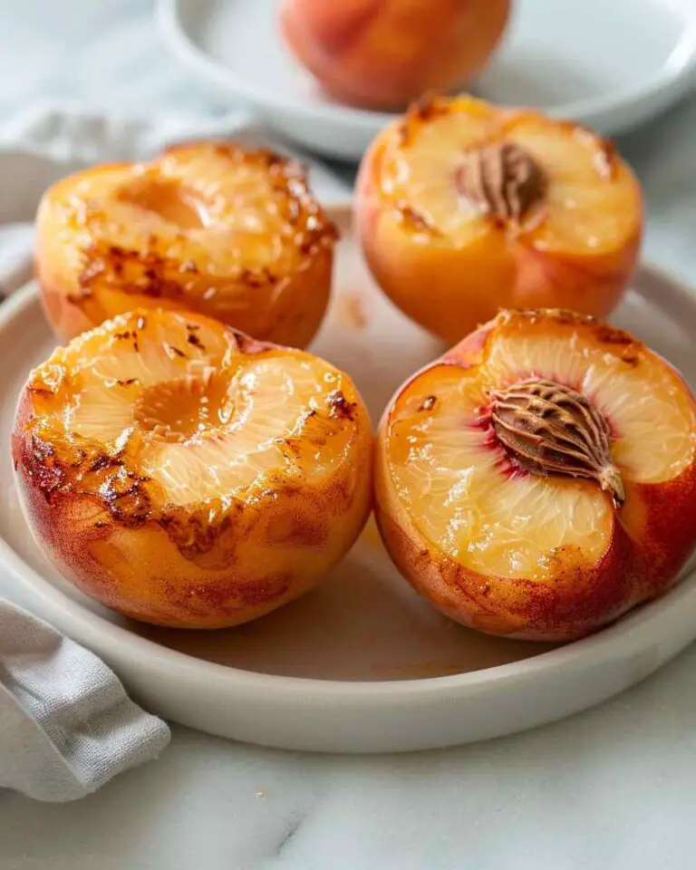 Air Fryer Peaches