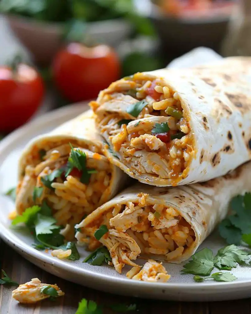 Slow Cooker Chicken Burritos
