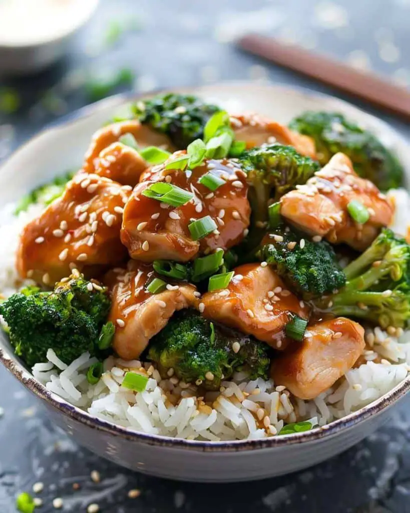 Slow Cooker Teriyaki Chicken and Broccoli
